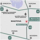 Map - How to reach Mantova